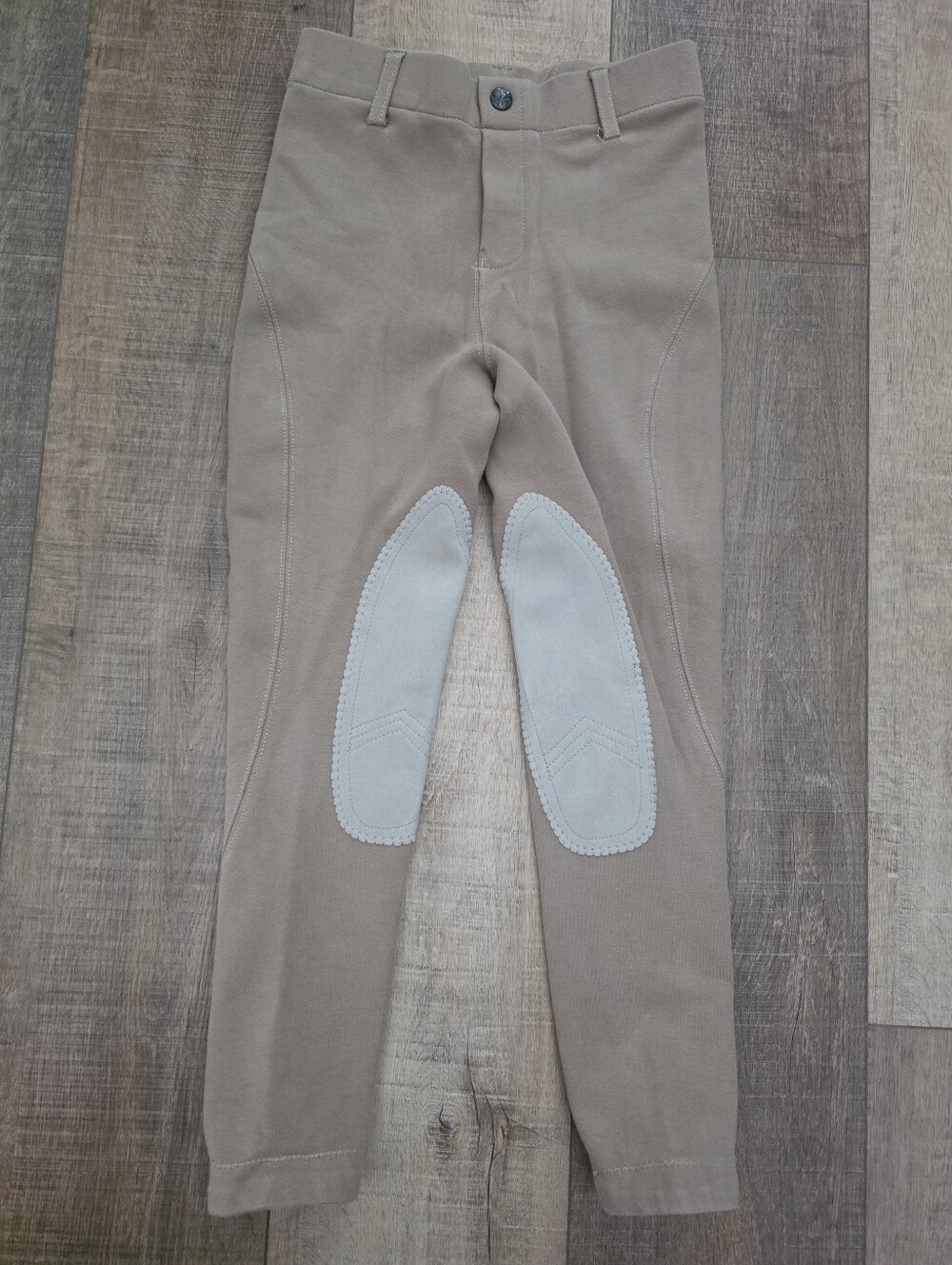 Elation Kids Beige Riding Pants - Size 8